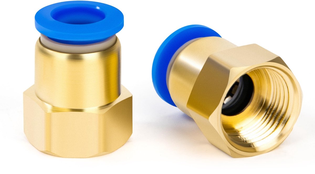 Solidchoice - Messing Snelsluiting voor Perslucht - Set van 2
