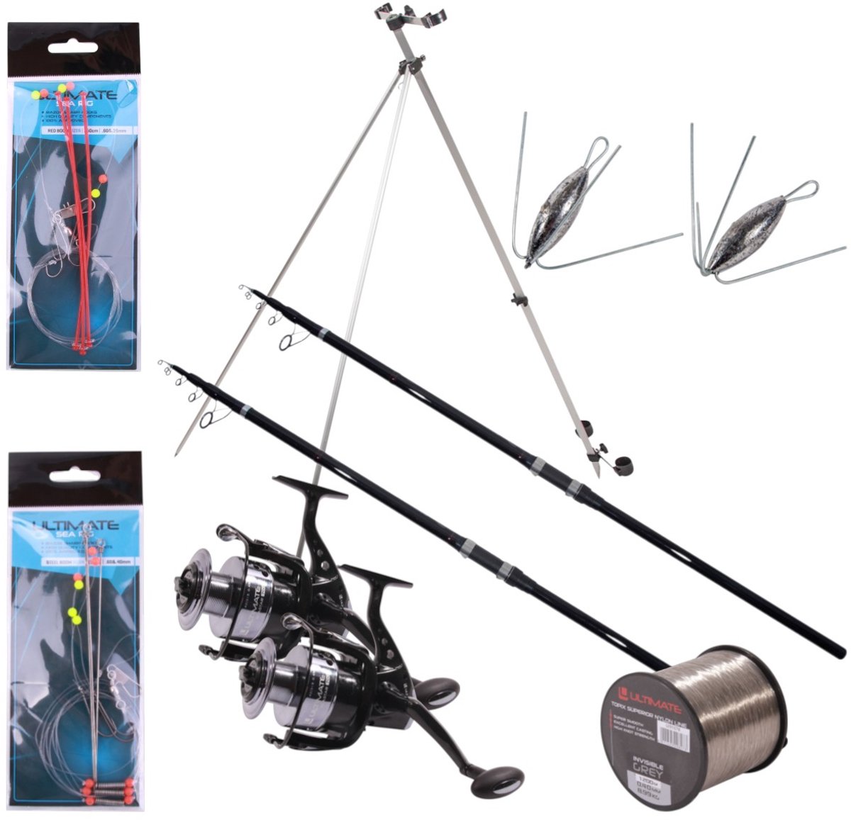Ultimate BeachForce Tele Set 3.90m (100-200g) - Zeevis Set