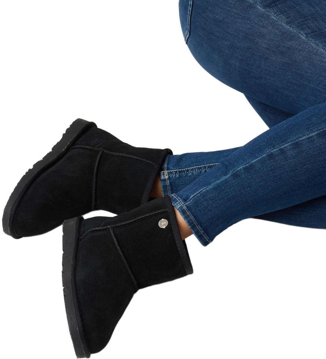 Seaside Montana Suede Wool Boots – Warme winterschoenen dames – Maat 37