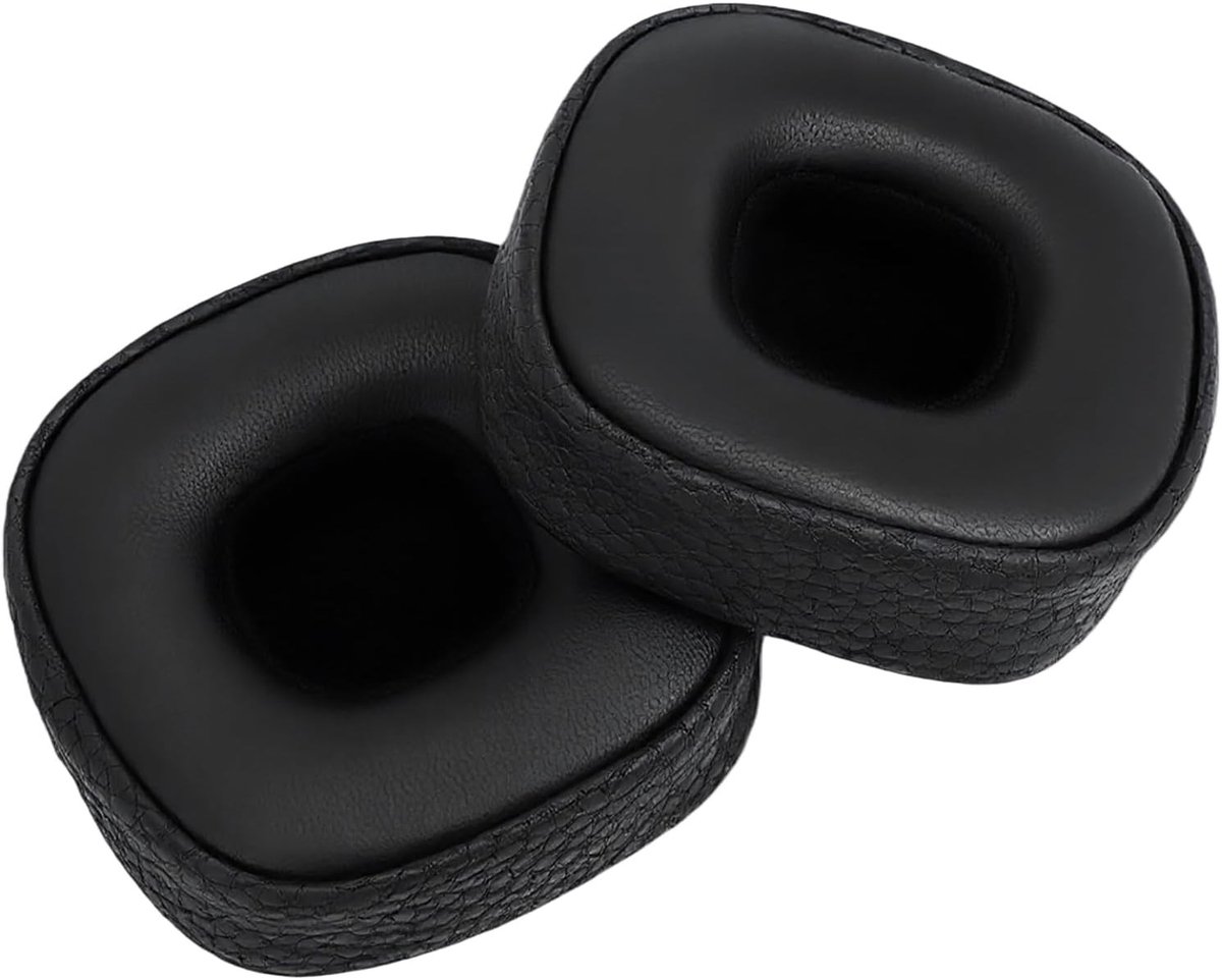 Vervangende Oorkussens voor Bluetooth Hoofdtelefoons, Comfortabele en Geluidsisolerende Kussens, Geschikt voor Major III en Andere Modellen (Zwart)