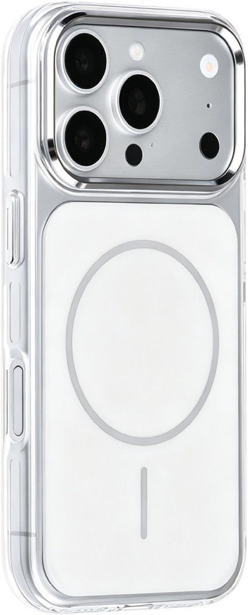 TUNIQ Backcover hoesje voor Apple iPhone 17 Pro - MagSafe glossy PC - Wit