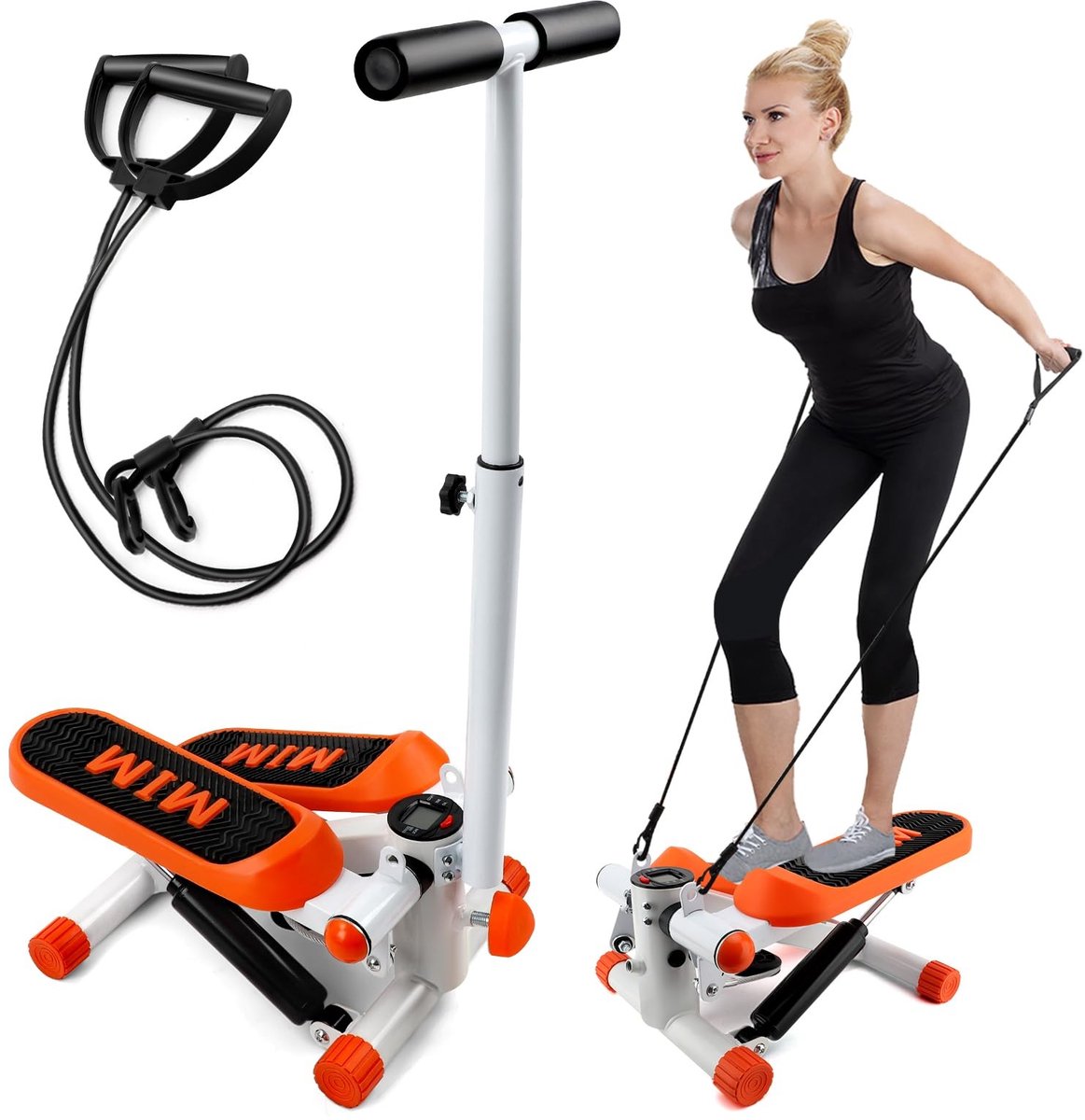 Elzusha - Fitness Stepper met LED Scherm en Antislip