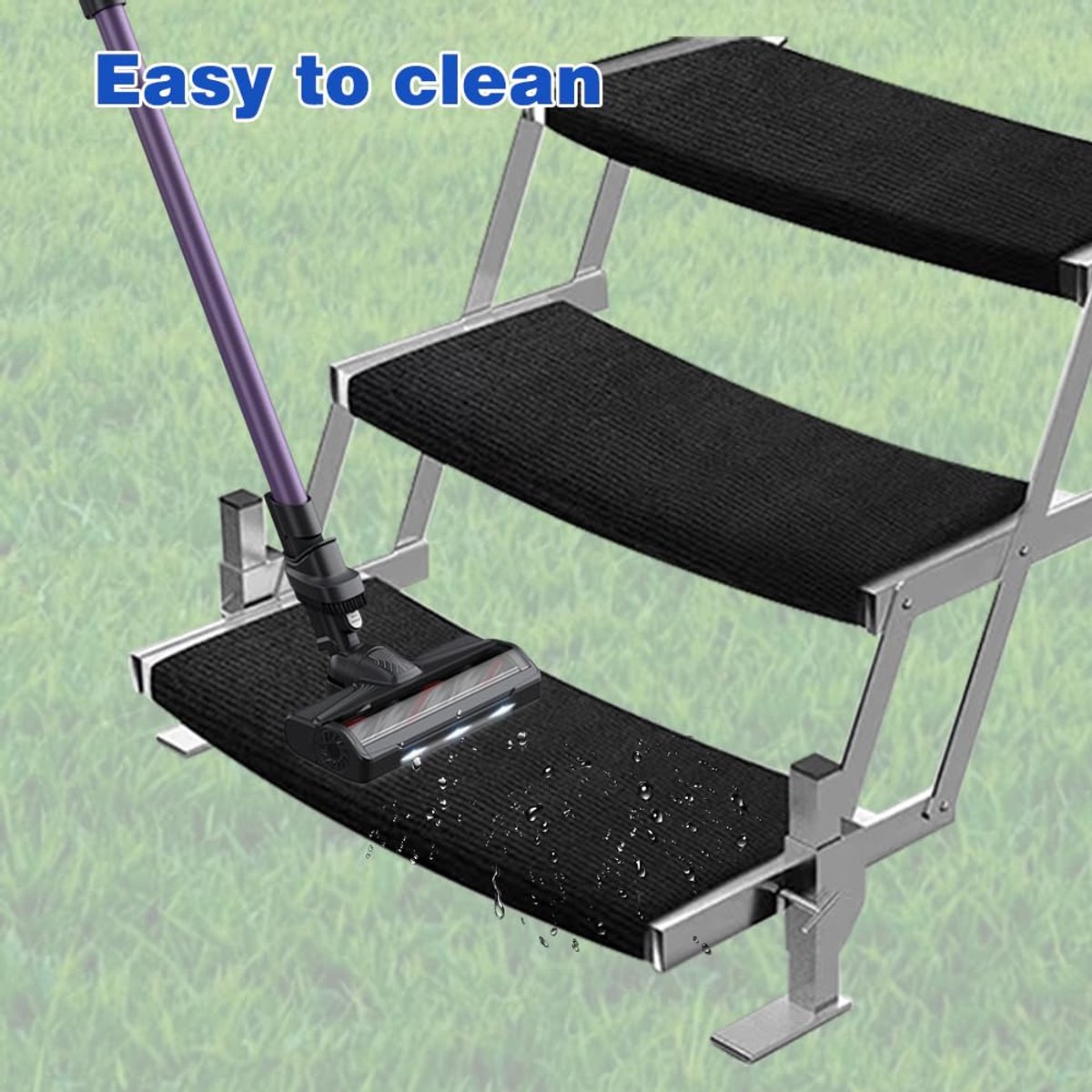 Elzusha - Verstelbare Camper Trapmat - Antislip Doormat voor RV Stappen