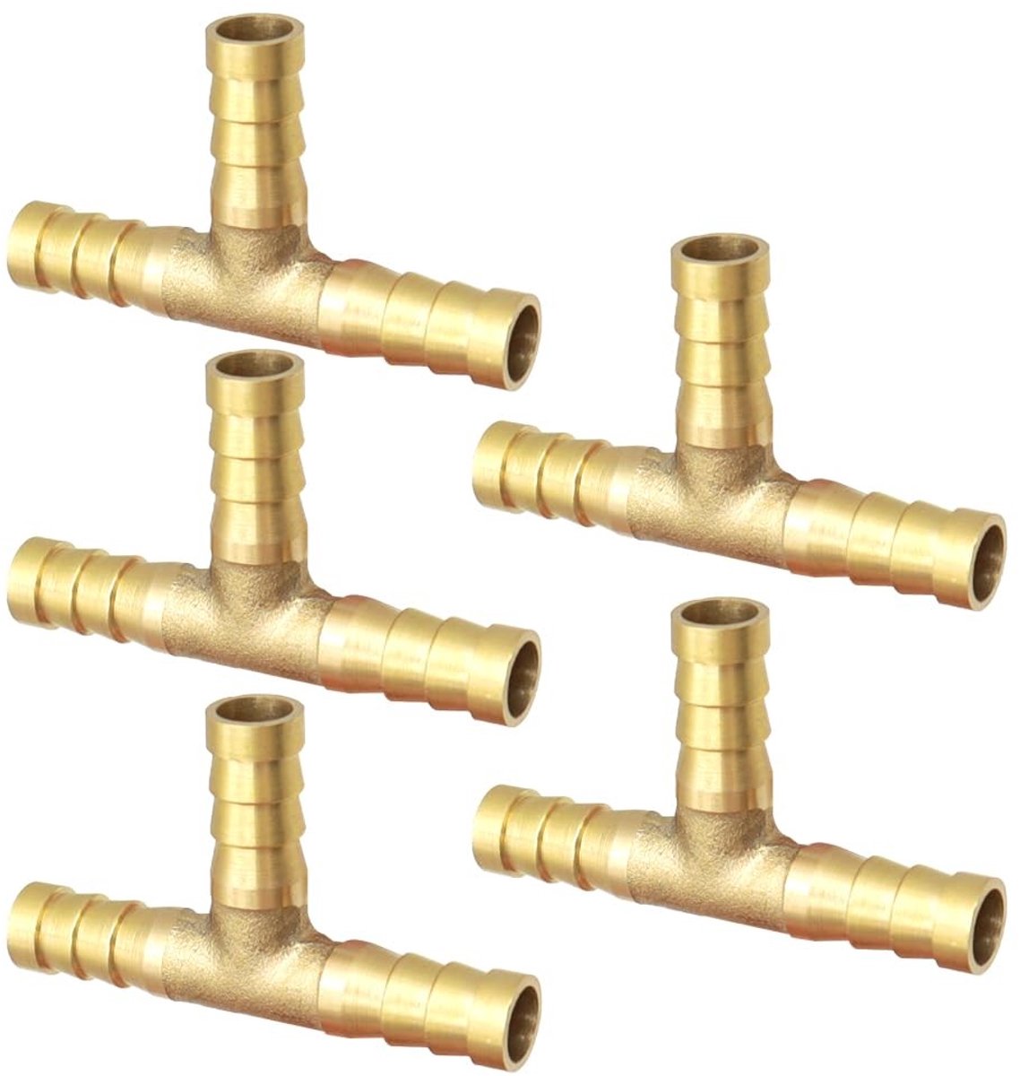 Elzusha - Messing 3-Weg Slangverbinder voor Diverse Toepassingen
