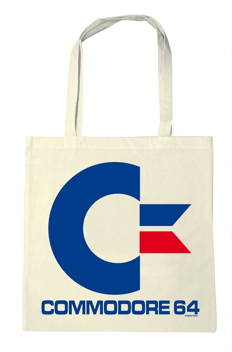 Elzusha - Retro Commodore 64 Tote Bag met Lange Hengsels
