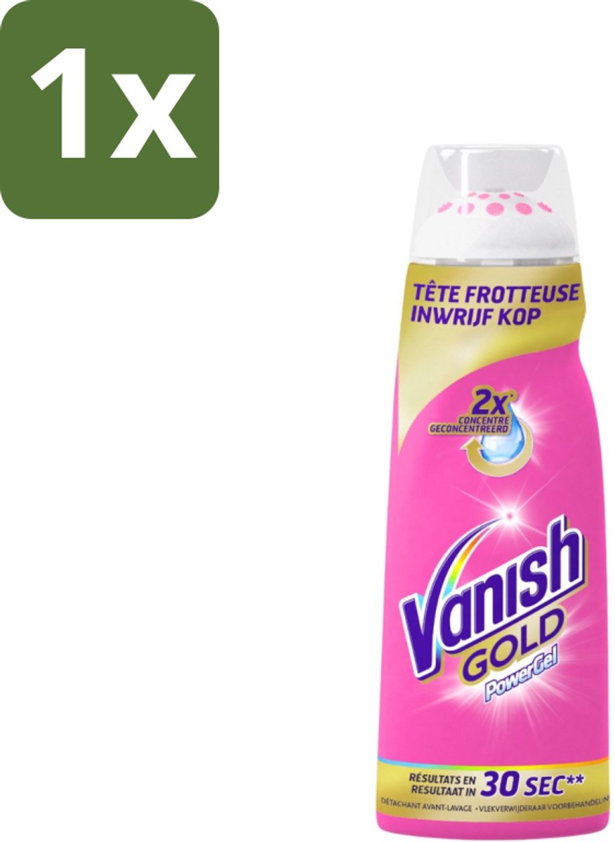 Vanish Gold - Vlekkenverwijderaar Gel - Voorbehandeling - Gekleurde Was - 200 ml - 1 stuk