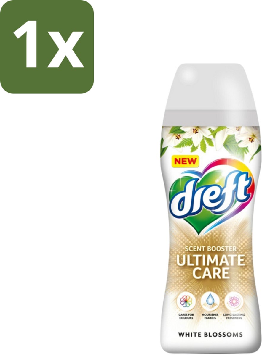 Dreft - Ultimate Care - Wasverzachter - Geurbooster - Gekleurde Was - Witte Bloem - 15 Wasbeurten - 1 stuk