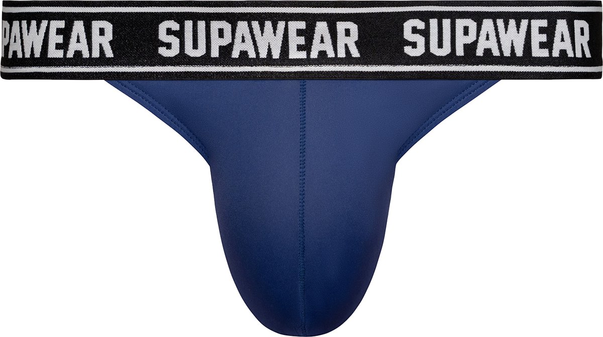 SUPAWEAR WOW Thong Navy - MAAT L - Heren Ondergoed - String voor Man - Mannen Thong