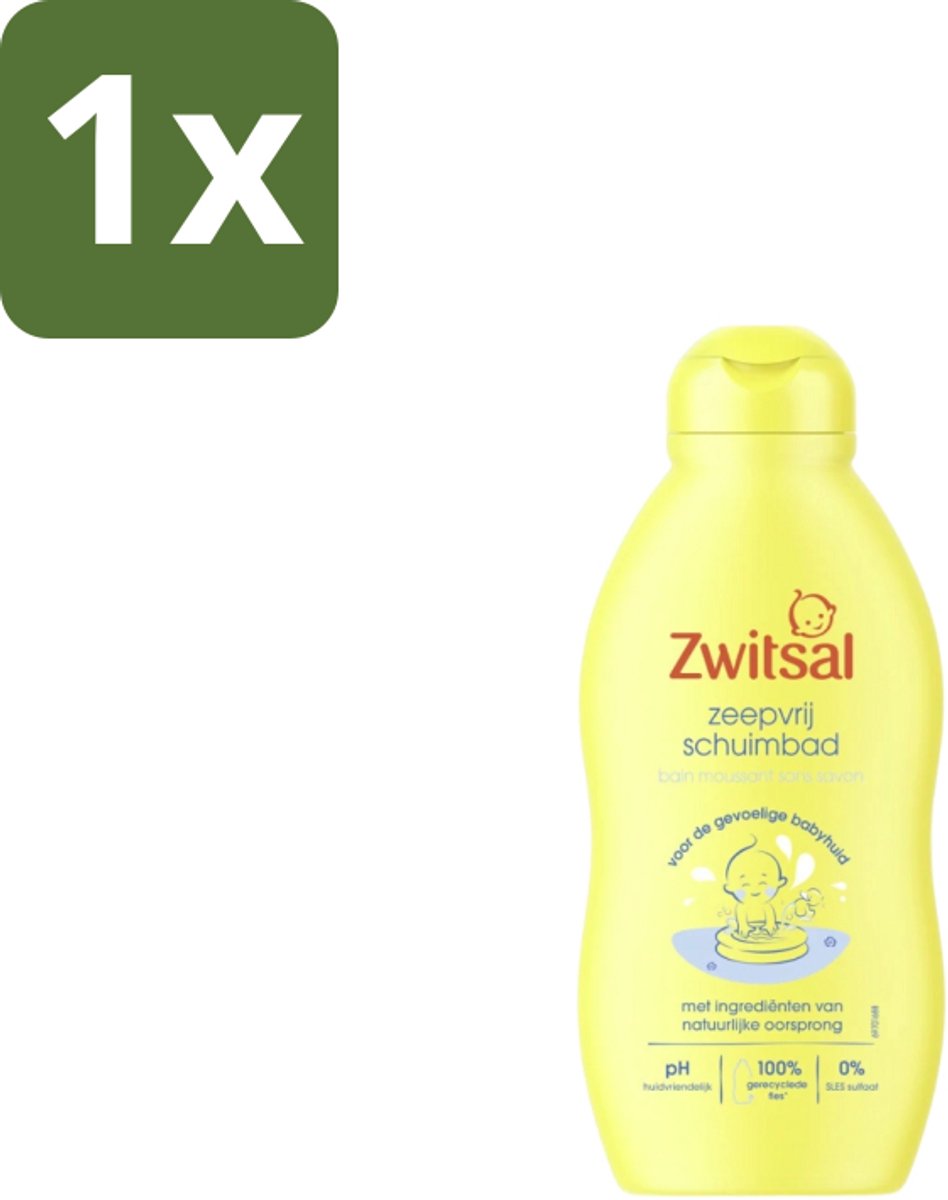 Zwitsal – Schuimbad – Zeepvrij – 200 ml - 1 stuk