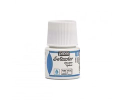 Pébéo Setacolor Witte Textielverf - 45ml textielverf voor donkere en lichte stoffen