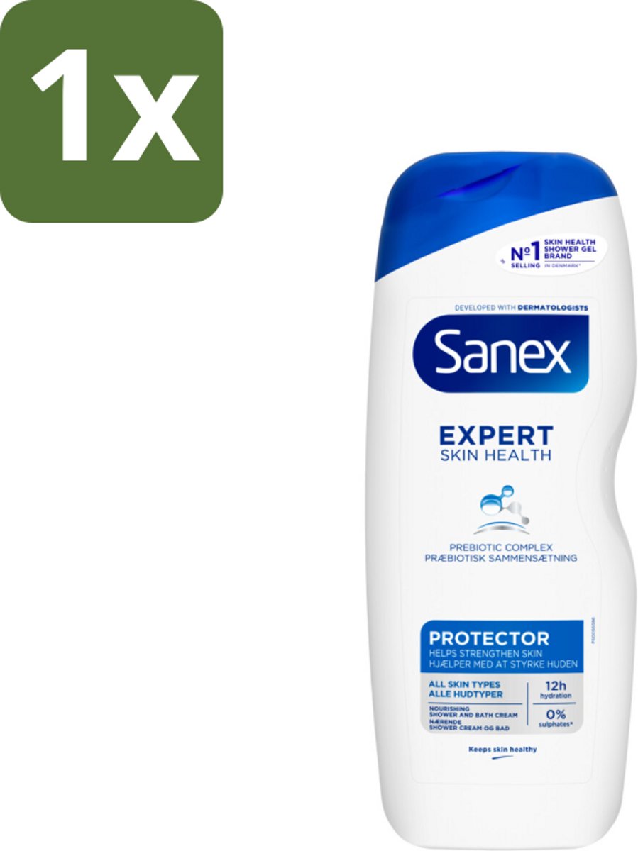 Sanex – Douchegel – Expert Skin Health Protector – 600 ml - 1 stuk
