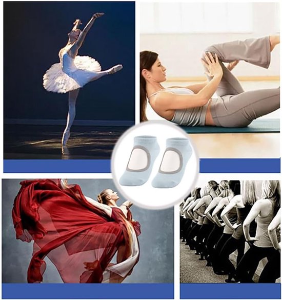 Dames Antislip Yoga Sokken voor Pilates en Ballet, Katoenen Sport Sokken met Handvatten voor Optimale Grip en Comfort — afbeelding 5