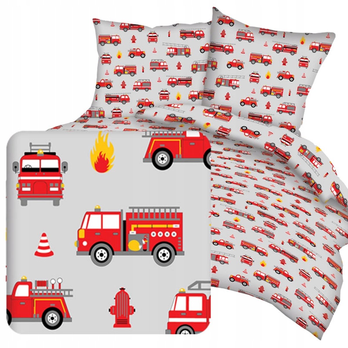 Dekbedovertrek Brandweer 160x200 cm - 100% Katoen