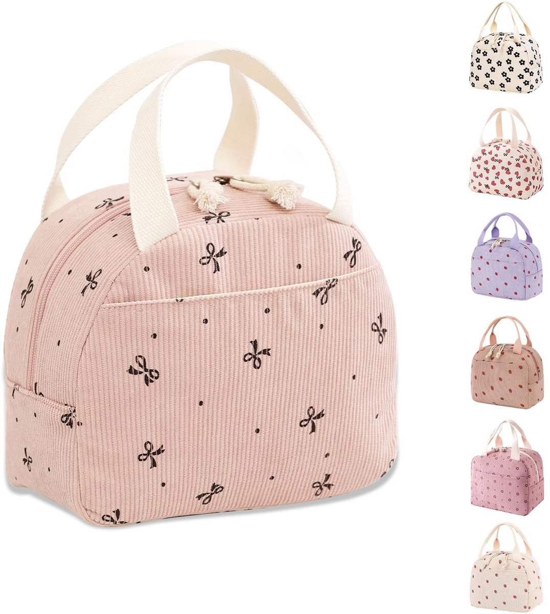 Solidchoice- Lunchtas Grote Capaciteit - Geïsoleerde Draagtas - Lekvrij - Duurzame Ritsen - Voor Volwassenen/Kinderen - Ideaal voor School/Picknick - Lunchbox