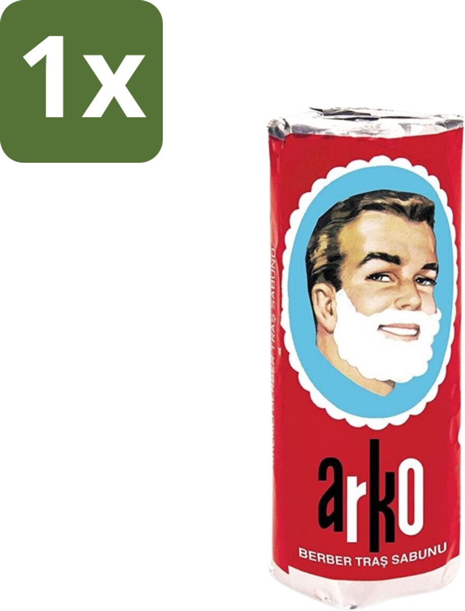 1 x Arko - Scheerzeep - Verzorgt en Beschermt de Huid - 75 ml - Scheerzeep - Scheermes - Schuim - Huidbescherming - Traditioneel Scheren