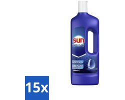 15 x Sun Spoelglans Normaal 750 ml - Spoelglans - Vaatwasmachine - Vaat Drogen - Vaat Schoonmaken - Vaat Glans