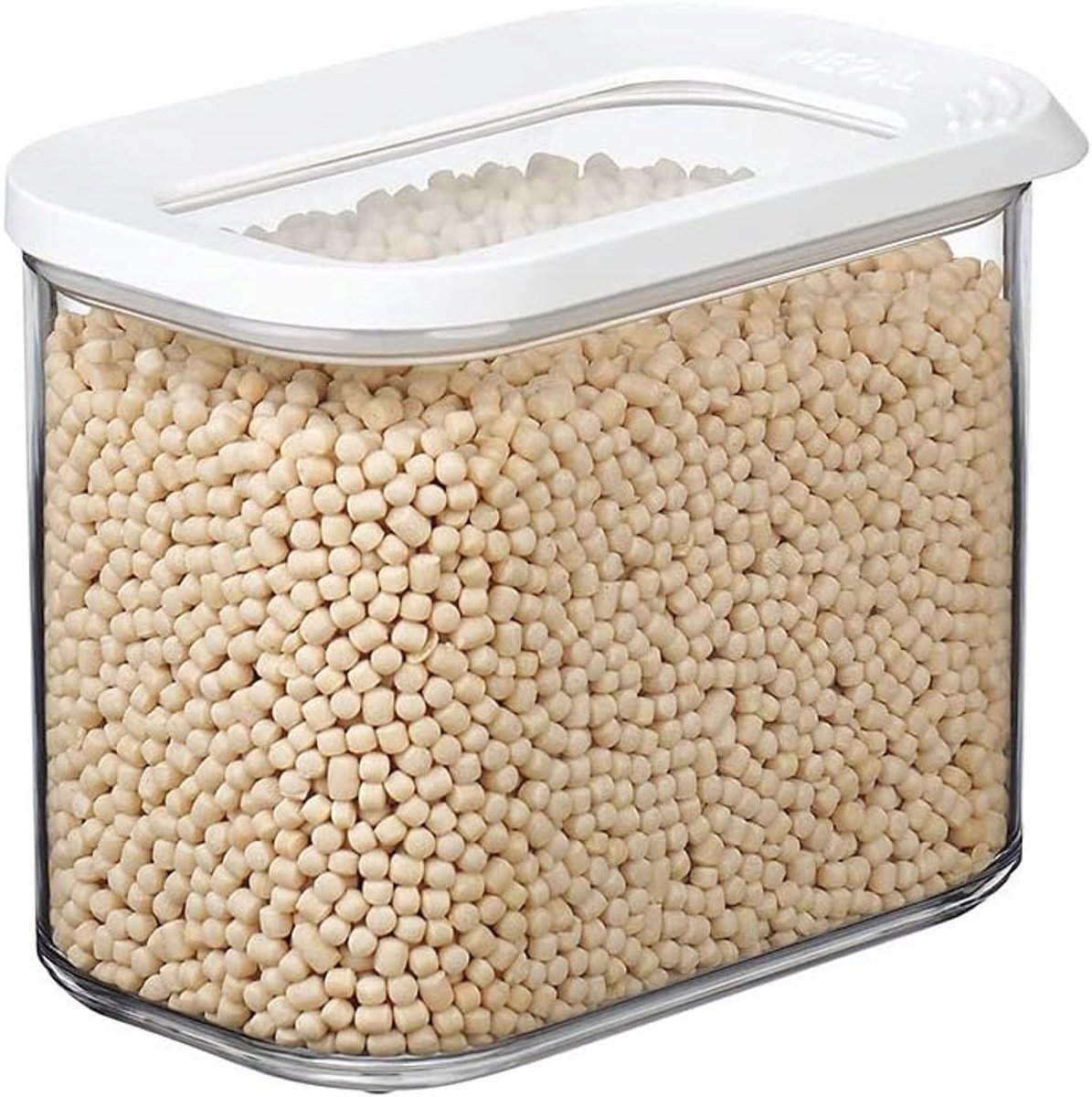Merkloos Modulaire Voedselcontainer - 1L - Wit