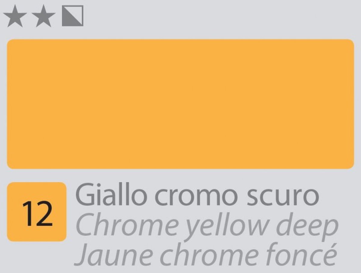 Divolo Accademia Olieverf 20 ml. - Chrome Yellow Deep