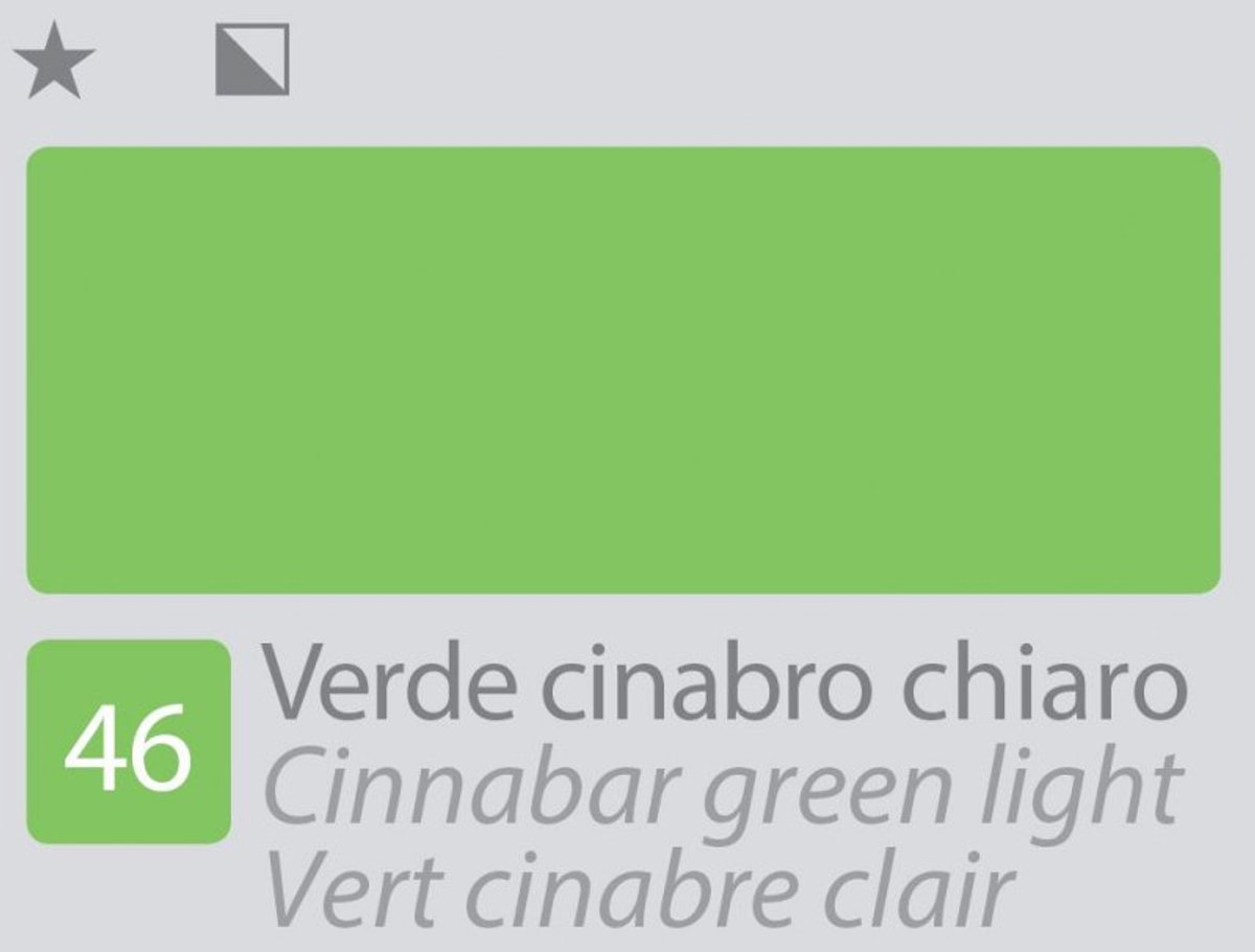 Divolo Accademia Olieverf 20 ml. - Cinnabar Green Light