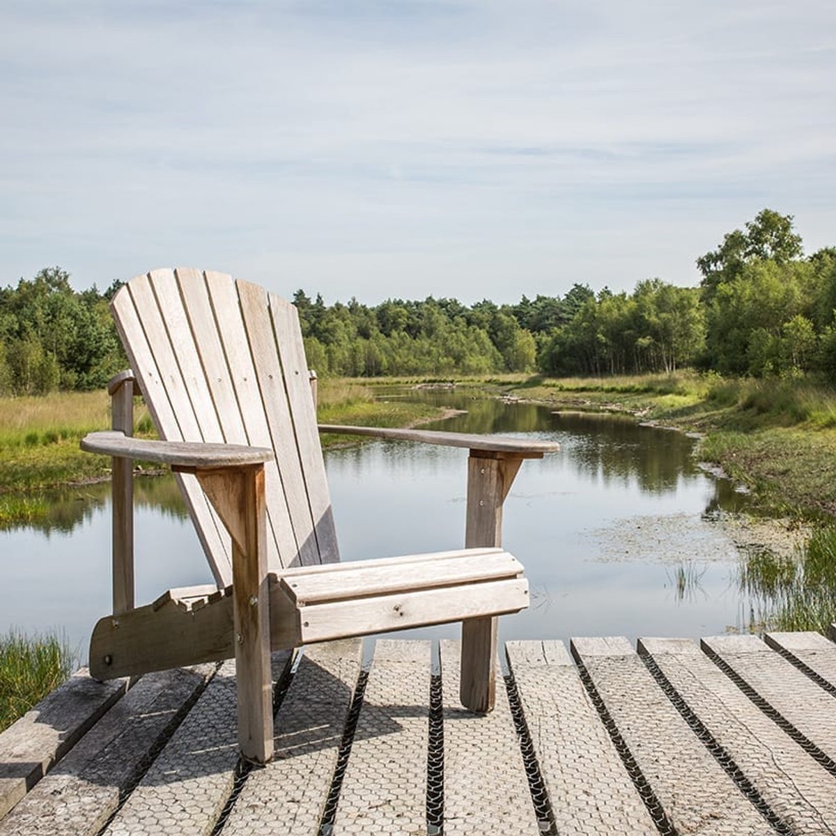 Originele Adirondack Tuinstoel (voorgemonteerd) | Red Cedar Hout | 10 jaar garantie | Binnen 2-5 werkdagen geleverd | Canada Comfy Chair