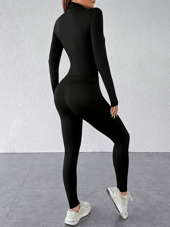 Currero Pilates Pak Dames - Yoga - Buttshaper - Gym - Fitness - Butt Lift - Bil Vergrotend - Heup Liftend - Yogakleding - Zwart XS — afbeelding 5