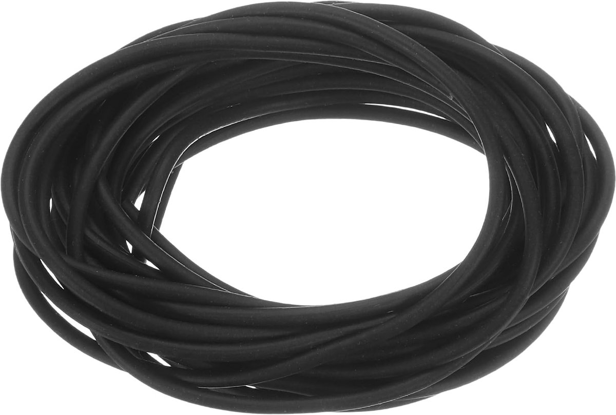 QUARKZMAN Siliconen schuimafdichtingsstrips, 2 mm diameter, 4 meter lang, sponsrubber, weerafdichtingsstrips, rond - ShopVlot