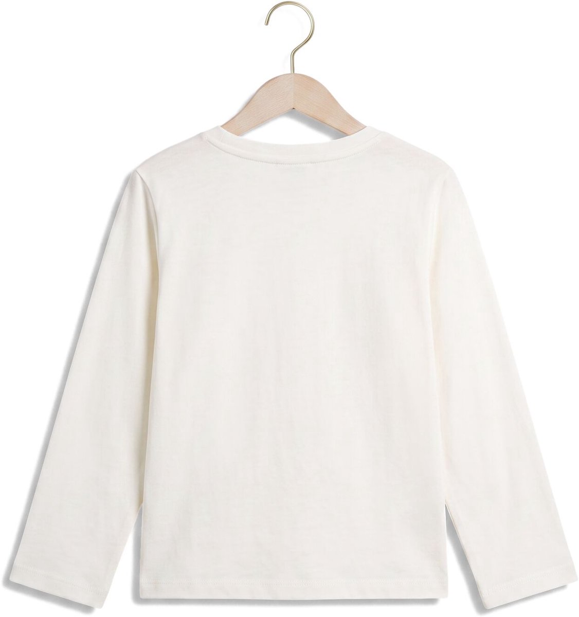 MAYORAL L/s Shirt Dress Tops & T-shirts Meisjes - Shirt - Gebroken wit - Maat 110