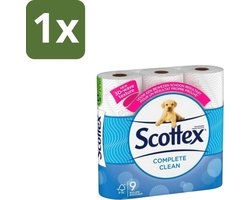Page Scottex – Toiletpapier – Complete Clean 2-laags – 9 rollen - 1 stuk