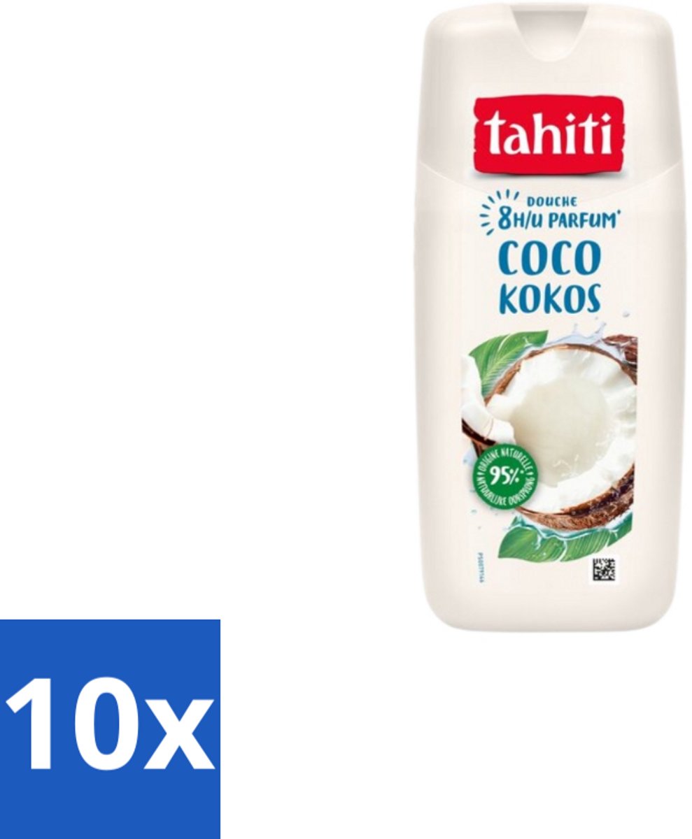 Tahiti – Douchegel – Kokos - 315 ml - Bulkverpakking - 10 stuks