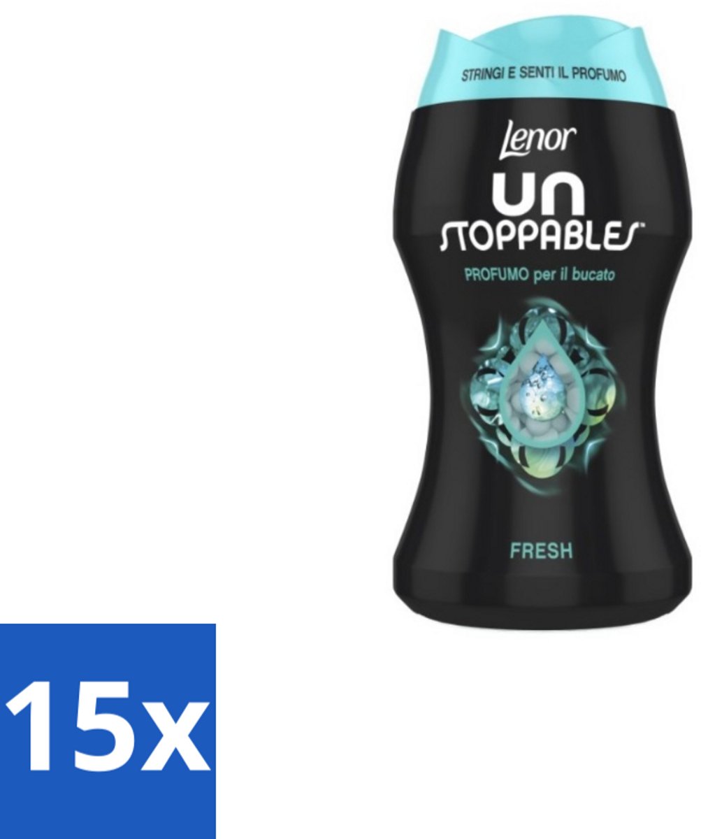 Lenor Unstoppables – Geurbooster – Fresh - 10 Wasbeurten - 140 g - Bulkverpakking - 15 stuks