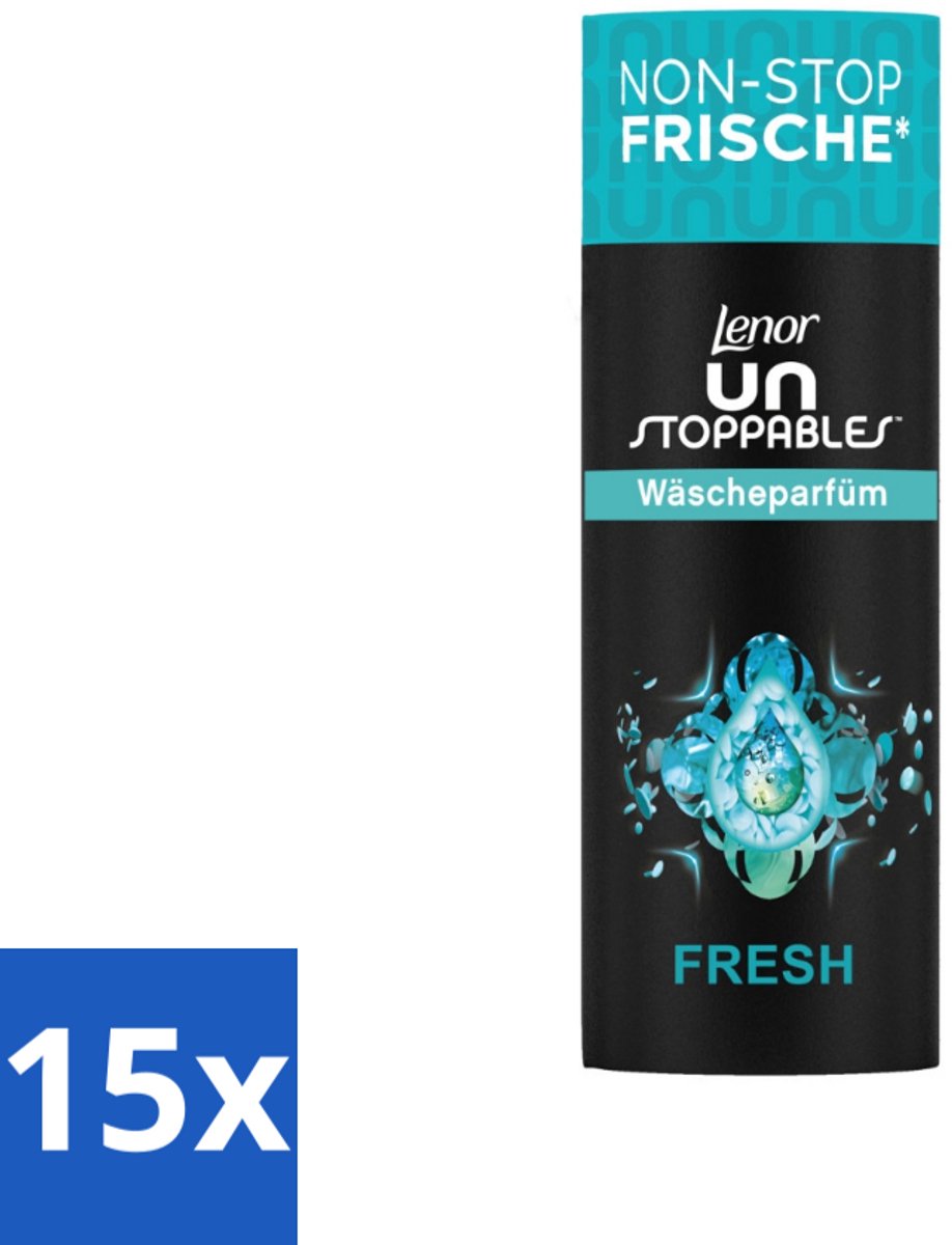Lenor – Geurbooster – Fresh – 12 Wasbeurten – 160 g - Bulkverpakking - 15 stuks