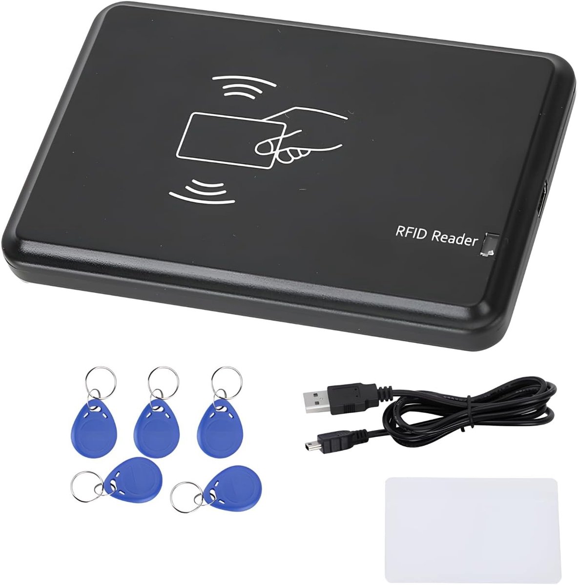 RFID Kaartlezer en Duplicator, 125 KHz Sleuteltag, 5 Stuks, Geschikt voor PC, Ideaal voor Toegangscontrole en Beveiliging