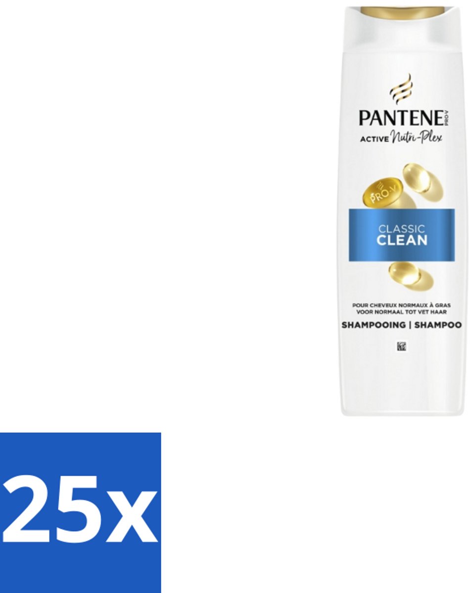 25 x Pantene – Shampoo – Classic Clean – 250 ml - Koffiezetapparaat