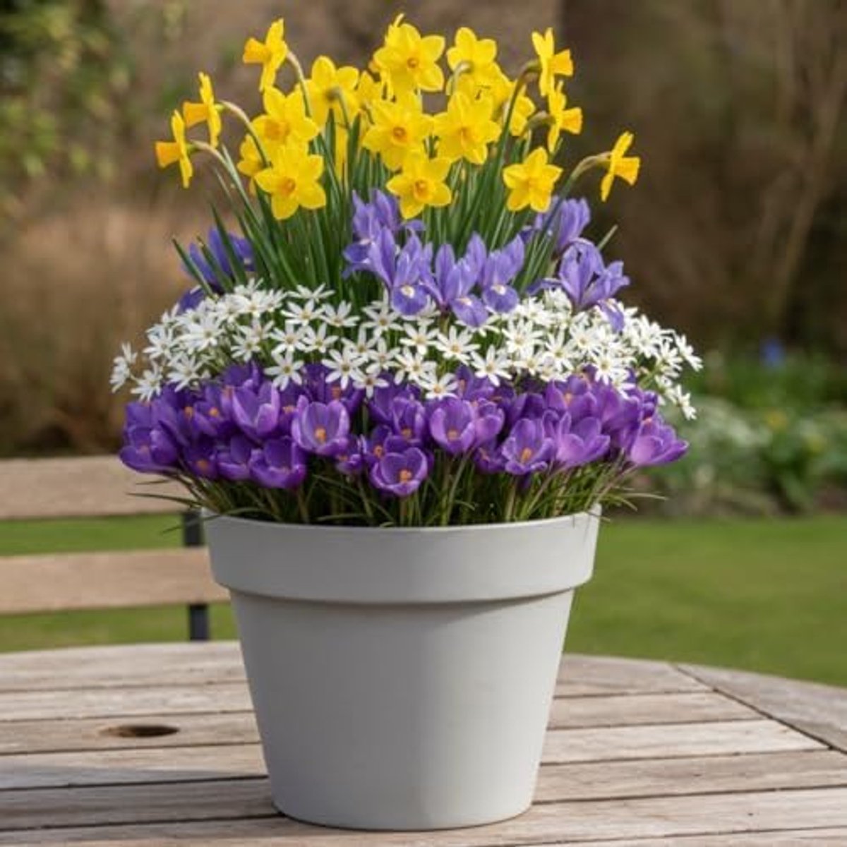Voorjaarsbloemen - Amber & Azure - 60 stuks - Bloembollen - Meerkleurig - Bloem bollen