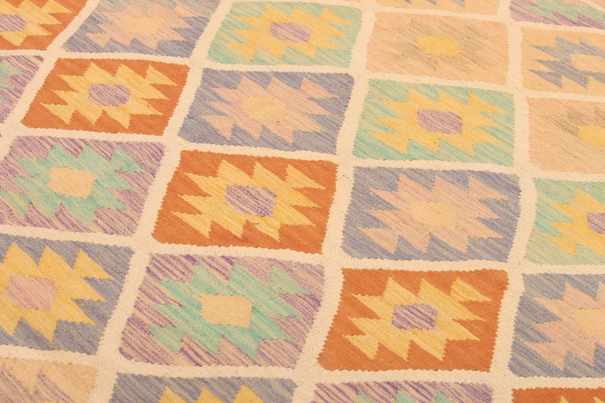 Traditioneel Uniek Handgemaakt Ghazni Wol Kilim Kleed