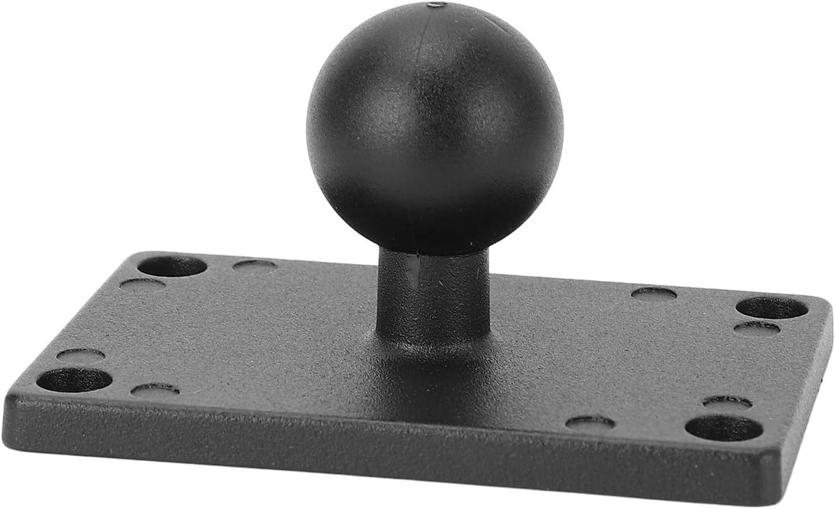 Aluminium Ball Holder met Universele AMPS Bevestiging voor RAM Houders, Geschikt voor Botenn, Kajaks en Voertuigen