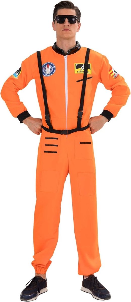 Astronautenkostuum voor volwassenen - Ruimtevaart kostuum voor Halloween en cosplay, leuk en origineel outfit voor mannen