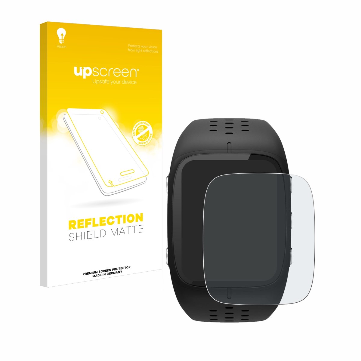 upscreen - Screenprotector voor Polar M430 - Folie Beschermfolie anti glare matte