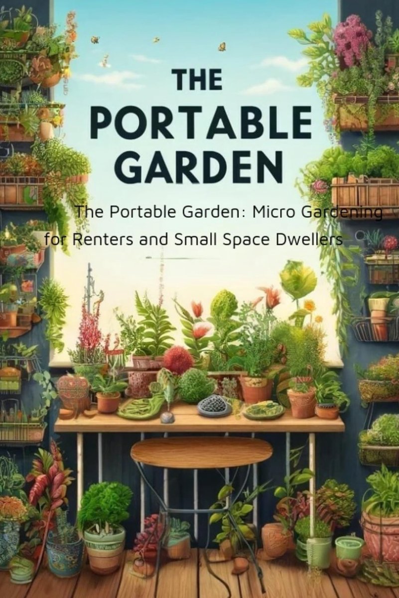 The Portable Garden Micro Gardening for Renters and Small Space Dwellers – Transform Your Balcony, Patio, or Window - ShopVlot