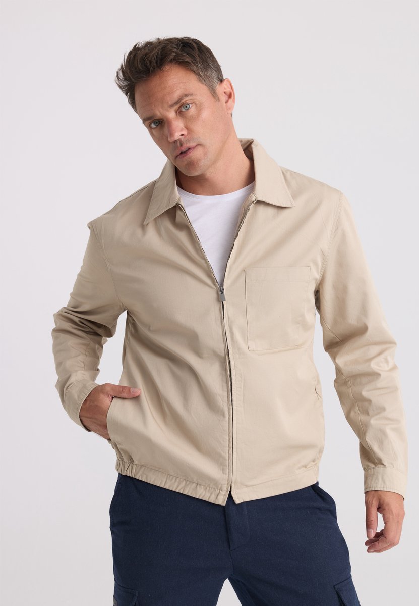 Felix Hardy Overshirt Voor Het Tussenseizoen - 100% Katoen Heren Beige - S
