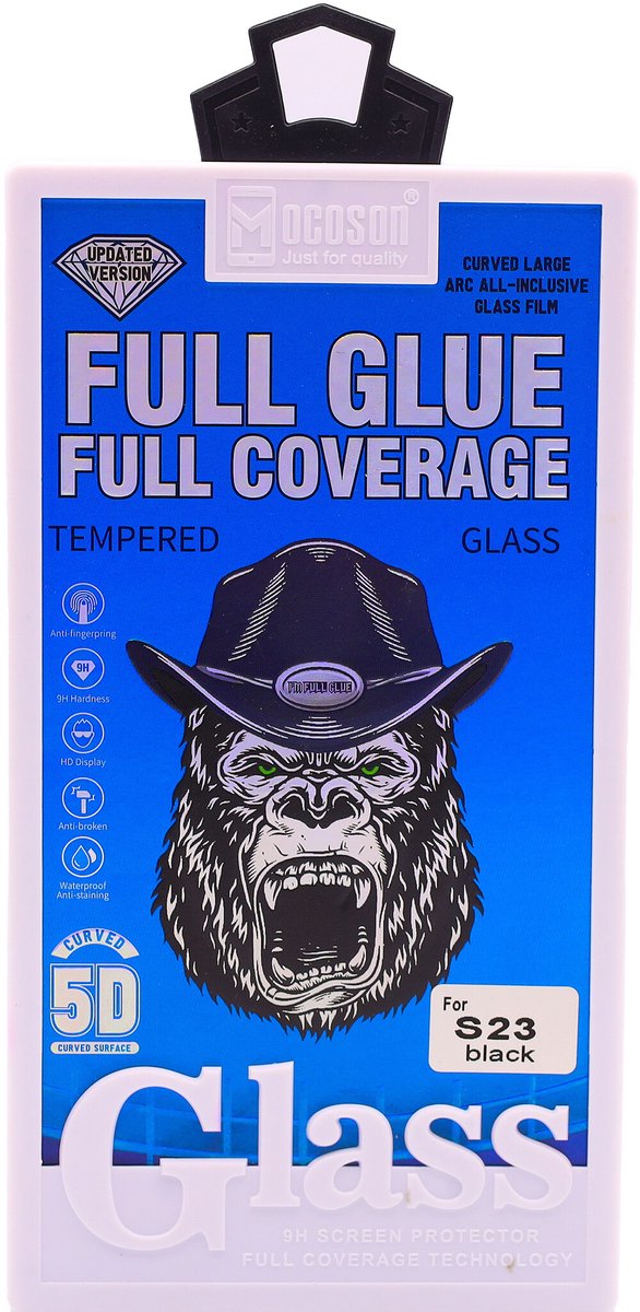 5D Full Glue Coverage Tempered Glass Galaxy S23 Plus