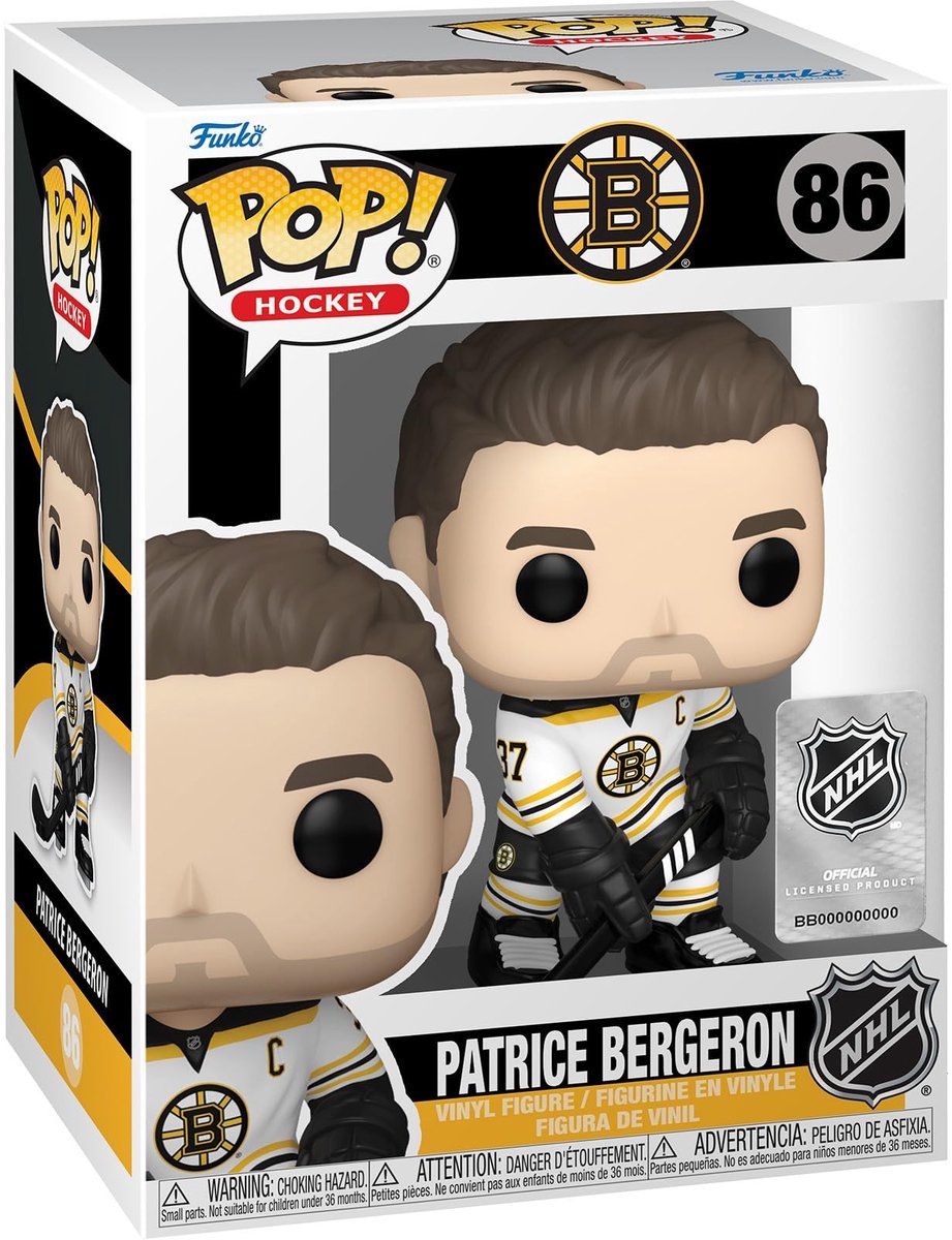 Elzusha - Vinyl Figuur Bruins Speler - Patrice Bergeron