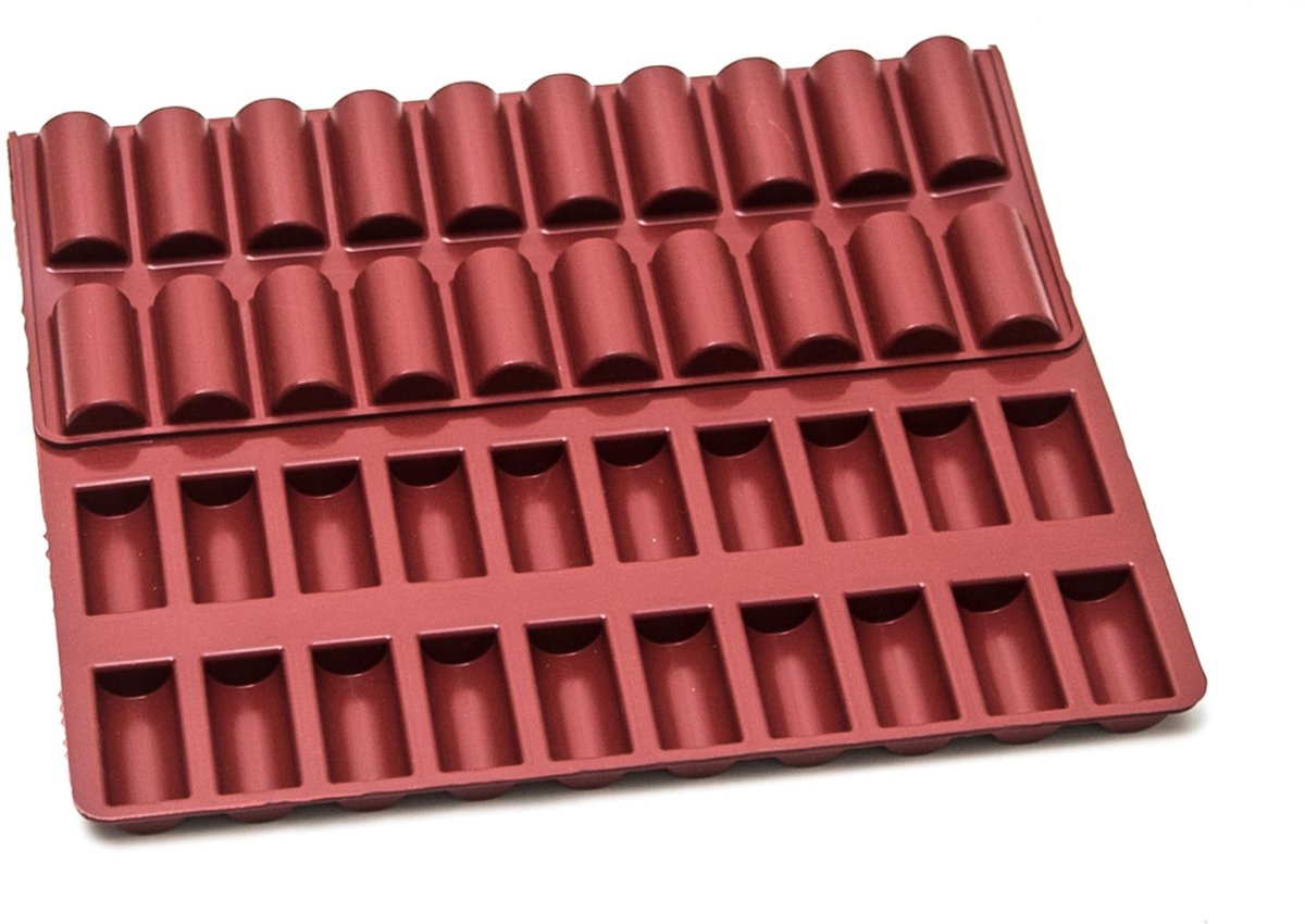 Elzusha - Mini Houten Blok Bakvorm met 60 Holtes
