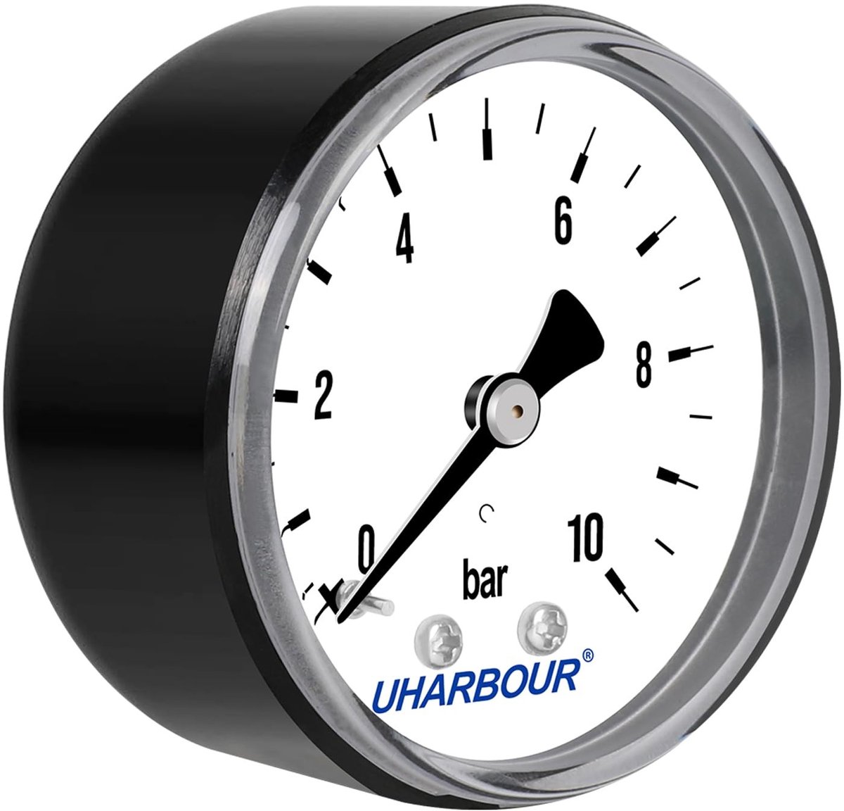 Elzusha - Drukmeter 0-10 Bar met 1/4 Inch Aansluiting voor Lucht en Water