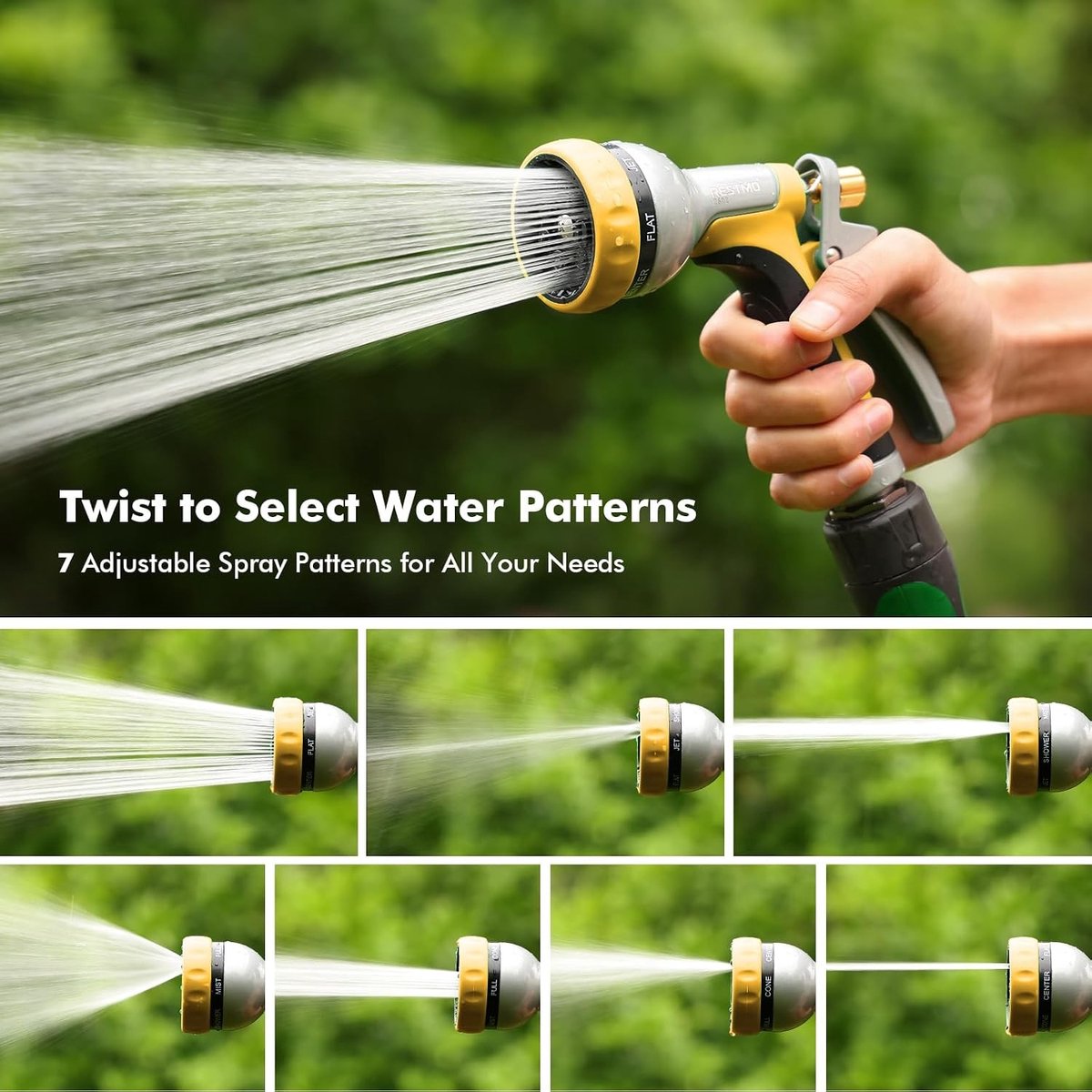 Tuinsproeier in geel - Perfect voor tuinonderhoud, planten besproeien en water geven