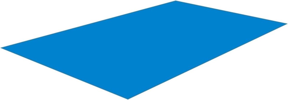 Zwembadafdekking Rechthoekig – Grondzeil Zwembad – Bescherming Zwembad – Duurzaam PE Materiaal – 3 x 5 meter – Blauw