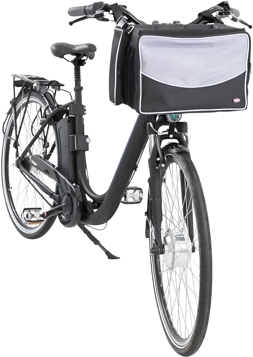 Ploutos® Fietsmand Hond - Fietsmand Hond Voorop - Hondenmand Fiets - Zwart - 41cm x 26cm x 26cm