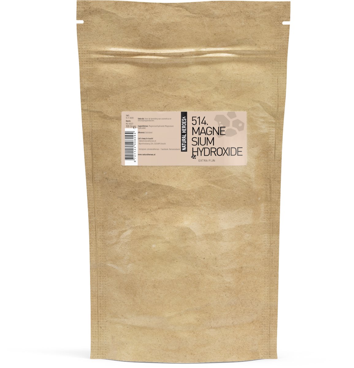 Natural Heroes - Magnesium Hydroxide (Ultrafijn) 100gr