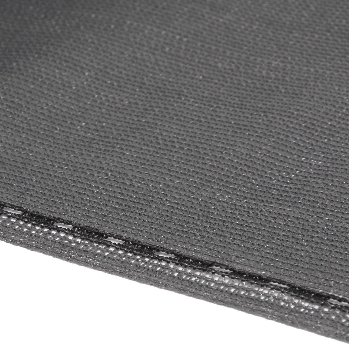 WOLTU Hekpaneel 1,2 x 10 m, 150 g/m² HDPE schaduwnet windscherm zonwering met kabelbinders antraciet - ShopVlot