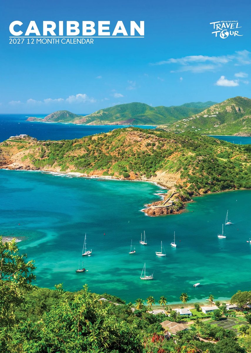 De Caribbean A3 Kalender 2027